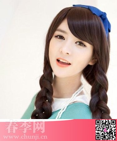 冬季发型可爱纯情韩国新风尚女生 - 百科教程网