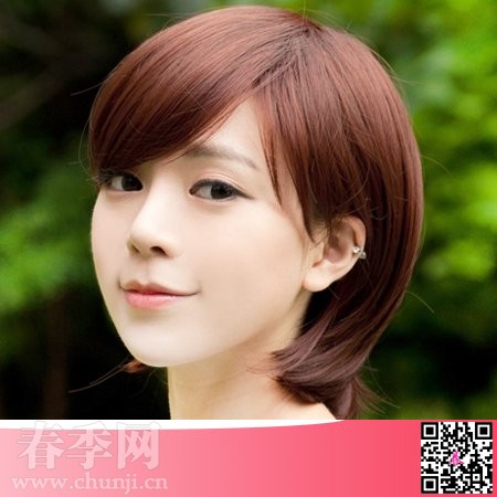 2014年夏季女生流行自然清新波波头短发 - 百