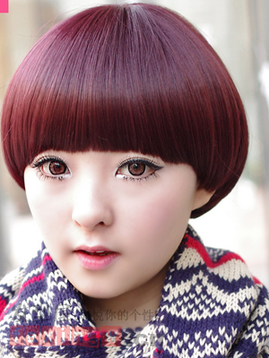 圆脸适合什么短发+各式圆脸短发发型图片