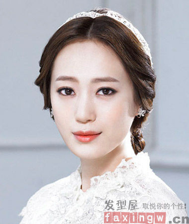 韩式森女系清新新娘发型设计 打造仙气公主新