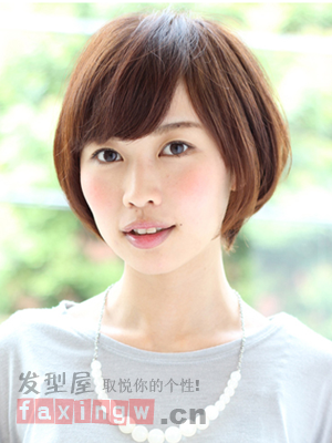 生活百科女生发型发型设计>圆脸女士齐肩样的短发齐耳大全最2018图片适合发流行短发发型图片