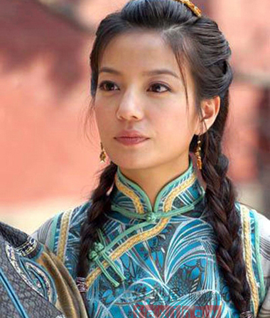 罕见女星爱秀麻花辫发型 范冰冰清纯章子怡大