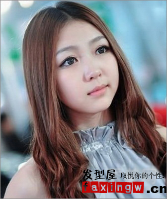 适合女生百科的女生教程简单塑造v字脸-圆脸发型网扶图片图片