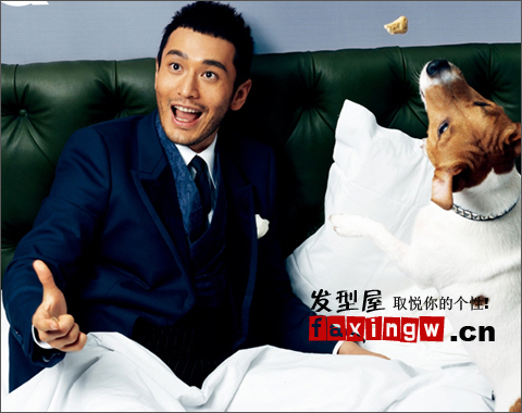 黄晓明11月最新杂志大片 型男发型演绎品质生