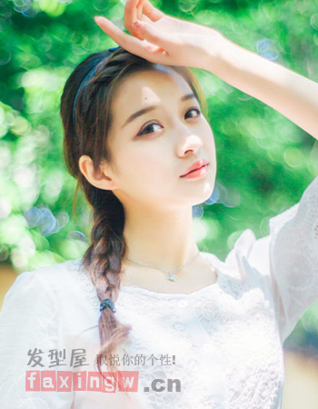 大全发型辫流行百科温婉a大全尽添麻花-图片侧边发型时尚生小女编发2015图片