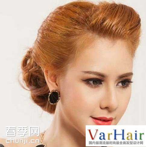 2015年中长发扎发 2015中长发<em>扎头发</em> 2015中