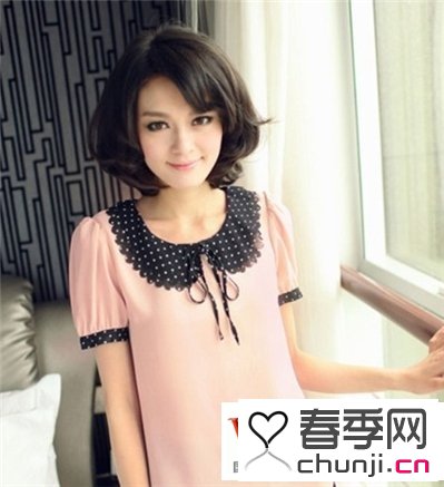 <em>女生</em>圆脸<em>短发头发</em>造型 <em>女生</em>圆脸俏皮扎<em>头发</em> 女