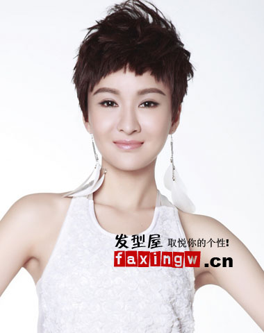 2013女生帅气短发<em>发型</em> 个性<em>超短发</em>清爽零压迫