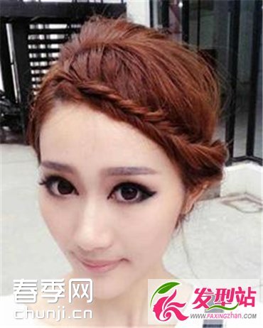 个性女生长发编发发型 尽显优雅迷人气质 - 百