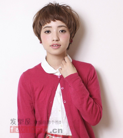 日系潮流超短碎发 展现可爱年轻气质