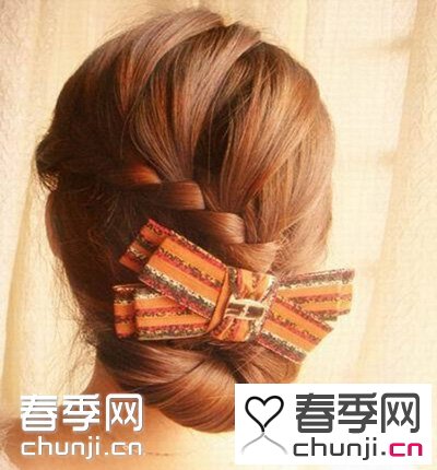 韩式日常盘发视频2015 韩式日常盘发图片教学