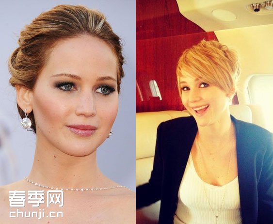 导读:2013秋冬短发成了潮流趋势,詹妮弗安妮斯顿一直保留Rachel金色直发造型,但近日,她却将多年的长发改变为清爽齐肩短发。另一位詹尼佛劳伦斯也于近期将头发剪成清爽短发。 詹妮弗们集体剪短发 詹妮佛安