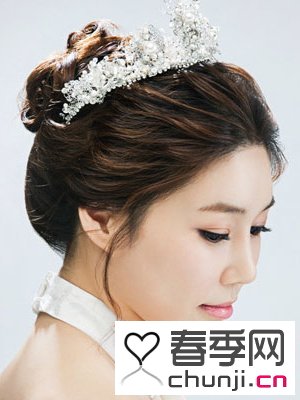 韩式新娘盘发 做最美丽的自己 - 百科教程网_经