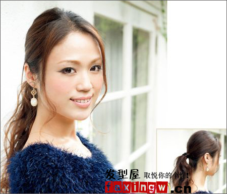 2款简单韩式马尾辫扎法 立显淑女迷人气质