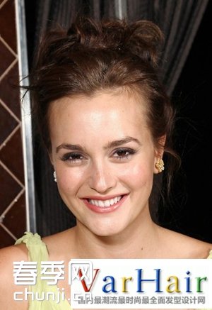 2015中长发<em>扎头发</em> 2015中长发最新扎发 大脸中