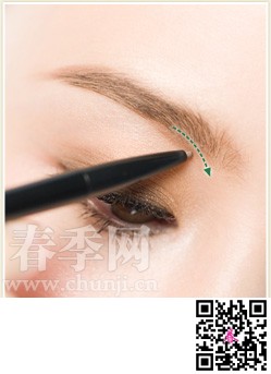 眉毛画法 分解画眉技巧