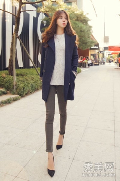 8款深冬温暖潮搭 呢大衣<em>搭长款毛衣</em>最IN - 百科