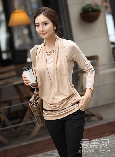 打底衫搭配图 平价美衣搭出明星味 - 百科教程