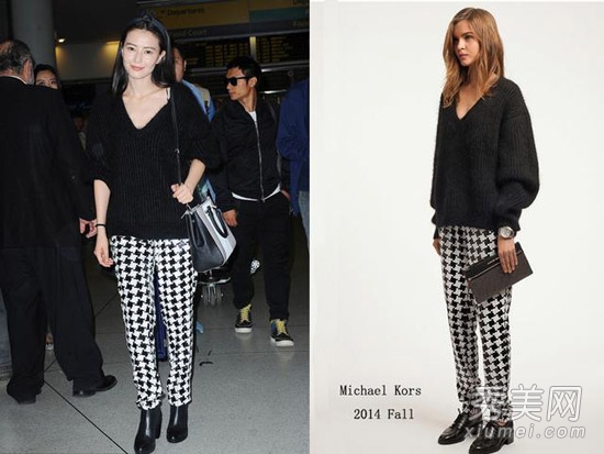 <em>高圆圆</em>纽约<em>街拍</em> <em>毛衣</em>外套+短裙美呆了 - 百科教