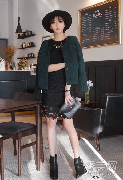 秋天穿<em>什么</em>最好 针织<em>开衫配</em>美裙时髦 - 百科教