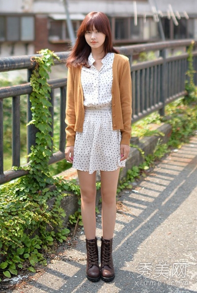 针织<em>开衫配</em>连衣裙 韩系小清新风格 - 百科教程