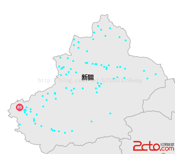 Arcgis for JS之Cluster聚类分析的实现(基于区域