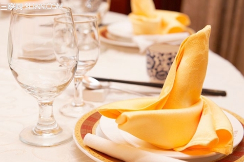 西餐礼仪之餐巾的正确使用法 - 百科教程网_经