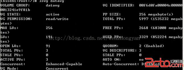 aix裸设备环境下为数据库添加新的数据文件 -