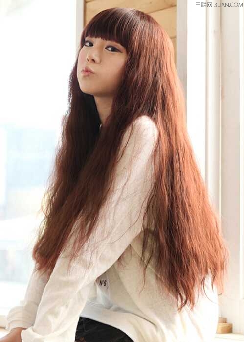 2015<em>长发及腰</em>烟花烫发<em>发型</em> - 百科教程网_经验