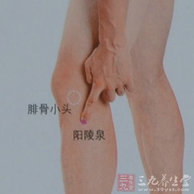 舒筋活络穴:阳陵泉