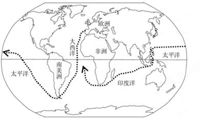 麦哲伦航海图简画图片