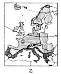 下图是小华在暑假赴欧洲西部旅游路线图,读图