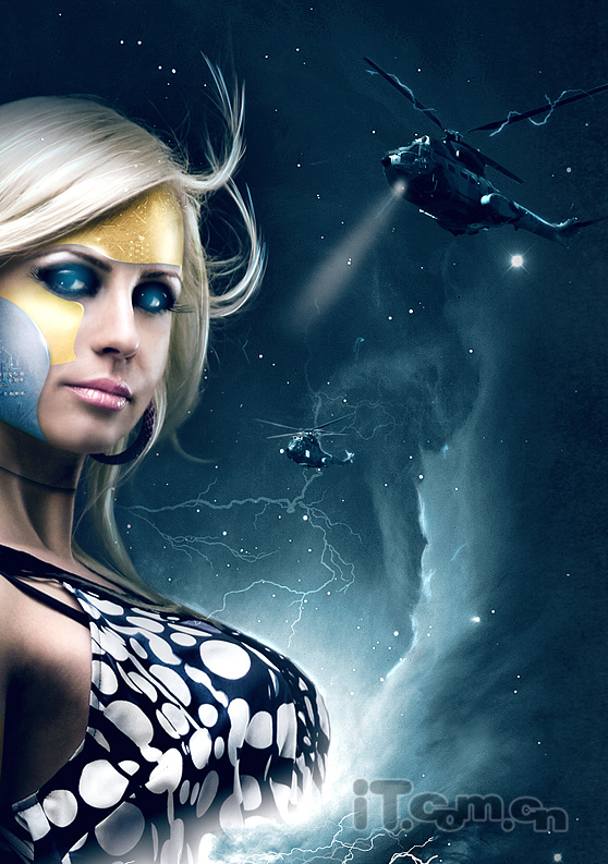 ps合成科幻电影海报