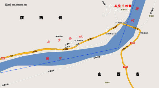 吴堡县位置图片